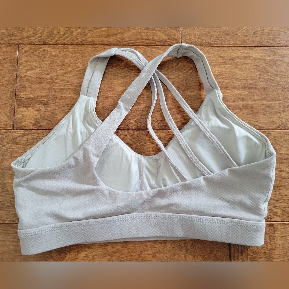 Buffbunny light gray sports bra - Picture 2 of 5